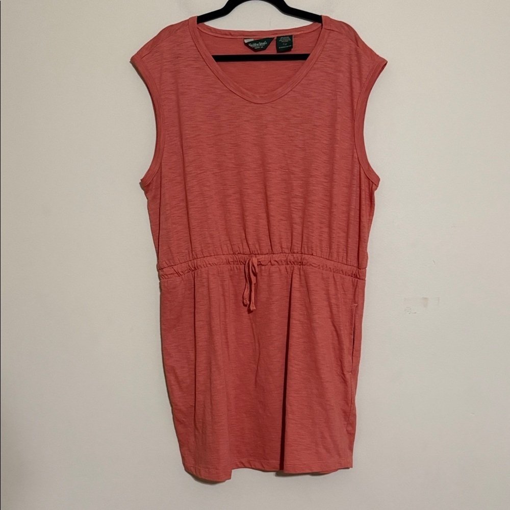 Stillwater Supply Co Coral Sleeveless slug tank Dress women XL casual vacation